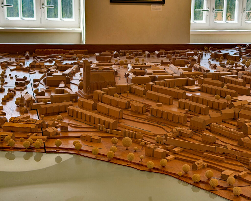 Modell der Stadt Prenzlau im Museum