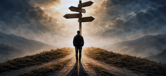 Nicht die Wege formen uns – sondern die Entscheidung, einen zu gehen.