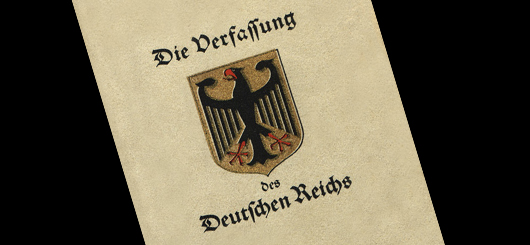 11. August 1919 - Jahrestag der Weimarer Verfassung